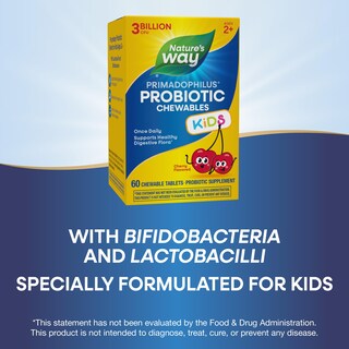 Foto 5 | Foto 5 | Probióticos Masticables Nature's Way Primadophilus Kids 2+ 60u - Venta Internacional.