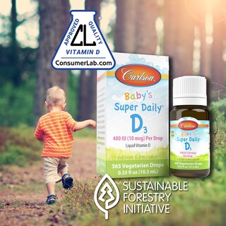 Foto 5 | Foto 5 | Vitamina D Carlson Baby's Super Daily D3 400 Ui 10.3 Ml - Venta Internacional