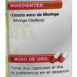 Foto 5 | Foto 5 | Suplemento Alimenticio Morin San con Hoja de Moringa 72 Caps 500 Mg