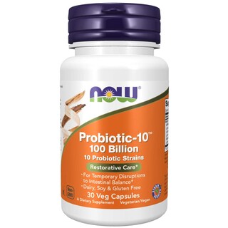 Foto 1 | Foto 1 | Suplementa Now Probiotic-10™ Con 100 Mil Millones De Cápsulas Vegetarianas - Venta Internacional.
