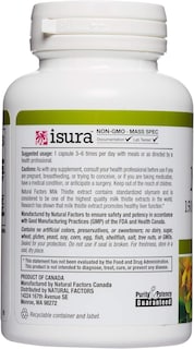 Foto 4 | Foto 4 | Suplemento Natural Factors: Extracto De Cardo Mariano, 250 Mg, 90 Unidades - Venta Internacional.