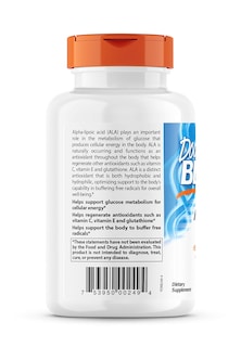 Foto 2 | Foto 2 | Suplemento Doctor's Best De Ácido Alfa Lipoico 600 Mg 180 Cápsulas - Venta Internacional.