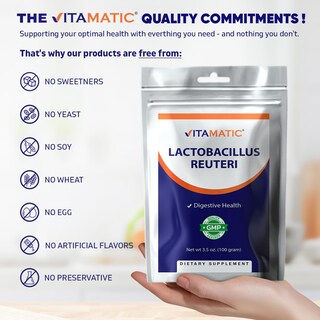 Foto 6 | Foto 6 | Polvo Probiótico Vitamatic Lactobacillus Reuteri 100g - Venta Internacional
