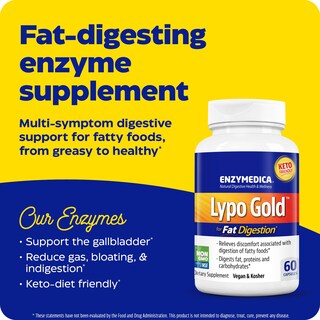 Foto 3 | Foto 3 | Suplemento Enzymedica Lypo Gold Para Enzimas Digestivas 60 Cápsulas - Venta Internacional.