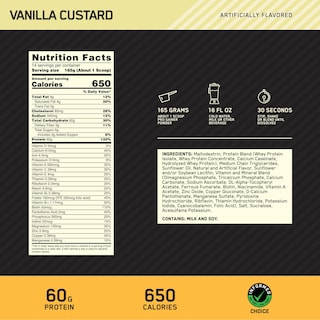 Foto 2 | Foto 2 | Proteína En Polvo Para Ganar Peso Optimum Nutrition, 2,31 Kg - Venta Internacional.