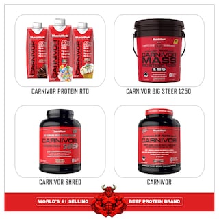 Foto 6 | Foto 6 | Proteína De Ternera Mass Gainer Musclemeds Carnivor, 2,7 Kg, Chocolate - Venta Internacional.