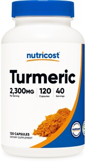 Foto 1 | Foto 1 | Suplemento Nutricost, Cúrcuma Y Curcumina, 2300 Mg, 120 Cápsulas - Venta Internacional.