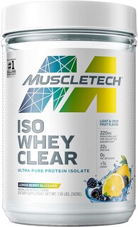 Foto 1 | Foto 1 | Proteína En Polvo Muscletech Clear Whey Isolate, 500 G, Limón Y Bayas - Venta Internacional.