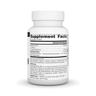 Foto 2 | Foto 2 | Fosfatidilserina De Supplement Source Naturals, 500 Mg, 60 Cápsulas Blandas - Venta Internacional.