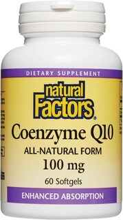 Foto 1 | Foto 1 | Suplemento De Coenzima Q10 De Natural Factors, 100 Mg, 60 Cápsulas Blandas - Venta Internacional.