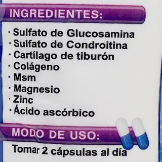 Foto 2 | Foto 2 | Glucosamina Forte Supra Natura 72 Cápsulas 500 mg