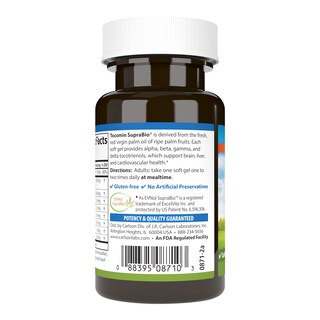 Foto 3 | Foto 3 | Suplementos Carlson Tocomin Suprabio Tocotrienol 60 Cápsulas Blandas - Venta Internacional.