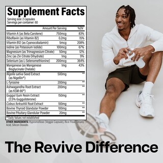 Foto 2 | Foto 2 | Suplemento Revive Md Thyroid Support 90 Cápsulas Vegetarianas - Venta Internacional.