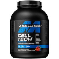 Suplemento Muscletech Cell-tech De Creatina En Polvo, 2,7 Kg, Ponche De Frutas - Venta Internacional.