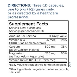 Foto 6 | Foto 6 | Suplemento Cal/mag Plus Para El Mantenimiento Metabólico Con Vitamina D Y K2 - Venta Internacional.