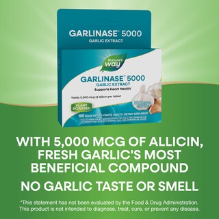Foto 4 | Foto 4 | Suplemento Nature's Way Garlinase 5000 De Extracto De Ajo 100 Comprimidos - Venta Internacional.