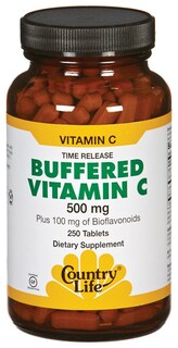 Foto 1 | Foto 1 | 250 Tabletas Tamponadas Con Vitamina C, 500 Mg, Country Life - Venta Internacional.