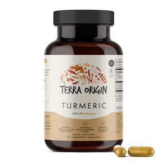 Foto 1 | Foto 1 | Suplemento De Cúrcuma Terra Origin Con Bioperine 60 Cápsulas - Venta Internacional.