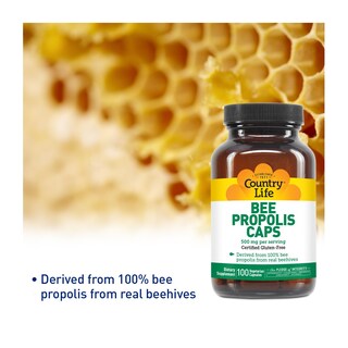 Foto 2 | Foto 2 | Suplemento Country Life Pure Bee Propolis 500 Mg 100 Cápsulas - Venta Internacional.