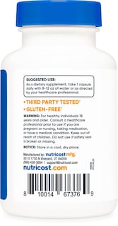 Foto 4 | Foto 4 | Suplemento Nutricost Benfotiamina 300 Mg 90 Cápsulas - Venta Internacional.