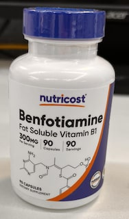 Foto 6 | Foto 6 | Suplemento Nutricost Benfotiamina 300 Mg 90 Cápsulas - Venta Internacional.