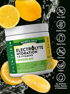 Foto 3 | Foto 3 | Polvo Hidratante Electrolítico Nature's Truth Con Sabor A Limón - Venta Internacional.