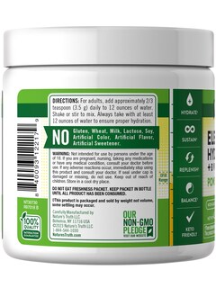 Foto 7 | Foto 7 | Polvo Hidratante Electrolítico Nature's Truth Con Sabor A Limón - Venta Internacional.