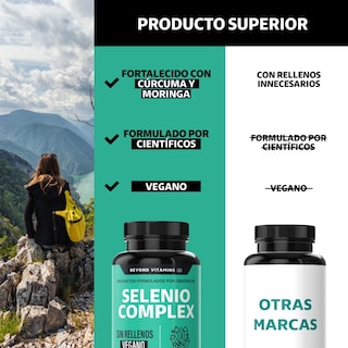 Foto 5 | Foto 5 | Suplemento Alimenticio Beyond Vitamins Seleniometionina 240 mcg 60 Cápsulas