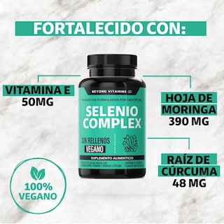 Foto 6 | Foto 6 | Suplemento Alimenticio Beyond Vitamins Seleniometionina 240 mcg 60 Cápsulas