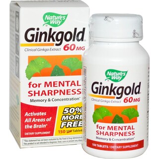 Foto 1 | Foto 1 | Suplemento Nature's Way Ginkgold 150 Comprimidos - Venta Internacional.