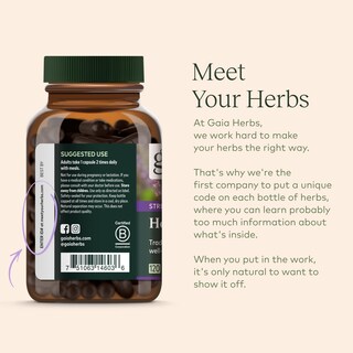 Foto 5 | Foto 5 | Suplemento Gaia Herbs Holy Basil Leaf 120 Cápsulas Veganas - Venta Internacional.