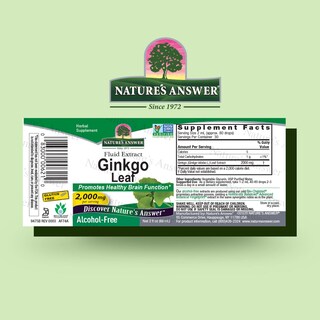Foto 2 | Foto 2 | Suplemento De Extracto De Hoja De Ginkgo De Nature's Answer 2000 Mg 60 Ml - Venta Internacional.