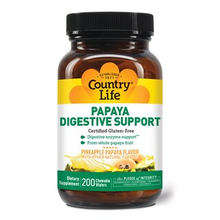 Foto 3 | Foto 3 | Suplemento Country Life Papaya Digestive Support 200 Comprimidos - Venta Internacional.
