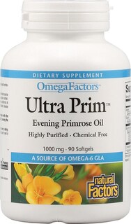 Foto 1 | Foto 1 | Suplemento De Aceite De Onagra Ultra Prim De Natural Factors, 1000 Mg, 90 Cápsulas Blandas - Venta Internacional.