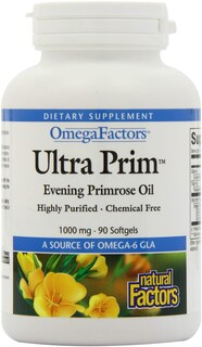 Foto 2 | Foto 2 | Suplemento De Aceite De Onagra Ultra Prim De Natural Factors, 1000 Mg, 90 Cápsulas Blandas - Venta Internacional.
