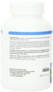 Foto 4 | Foto 5 | Suplemento De Aceite De Onagra Ultra Prim De Natural Factors, 1000 Mg, 90 Cápsulas Blandas - Venta Internacional.