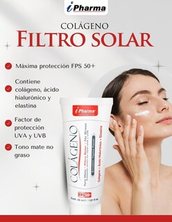 Foto 3 | Foto 3 | Protector Solar  Con Colágeno Tono Mate FPS 50+ 30 ML No Graso