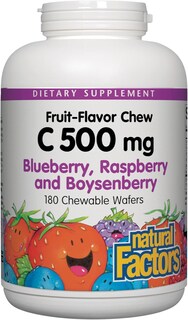 Foto 1 | Foto 1 | Obleas Masticables De Vitamina C Natural Factors Kids, 500 Mg, 180 - Venta Internacional.