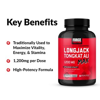Foto 2 | Foto 2 | Suplemento Force Factor Longjack Tongkat Ali Max 1200 Mg - Venta Internacional.