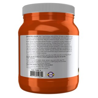 Foto 3 | Foto 3 | Caldo De Huesos De Pollo En Polvo Now Foods Sports Nutrition 550 G - Venta Internacional.
