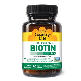 Foto 1 | Foto 1 | Suplemento Country Life Vitamins, Biotina De Alta Potencia, 10 Mg - Venta Internacional.