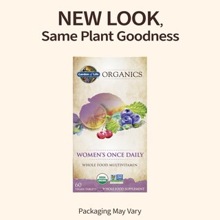 Foto 2 | Foto 2 | Multivitamínico Garden Of Life Organics Para Mujeres Una Vez Al Día, 60 Comprimidos - Venta Internacional.