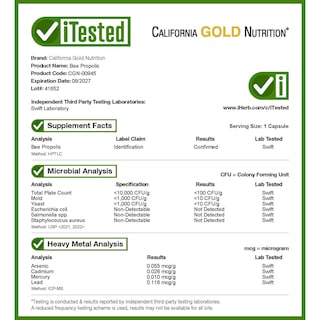 Foto 4 | Foto 4 | Suplemento De Propóleo De Abeja De California Gold Nutrition 2 Veces 500 Mg - Venta Internacional.