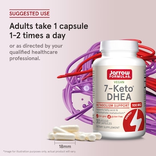 Foto 7 | Foto 7 | Suplemento Jarrow Formulas 7-keto Dhea 100 Mg 30 Cápsulas - Venta Internacional.