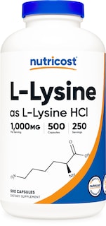 Foto 1 | Foto 1 | Suplemento Nutricost L-lisina 500 Mg 500 Cápsulas - Venta Internacional.