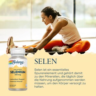 Foto 2 | Foto 2 | Suplemento Solaray Selenio 200 Mcg De Alta Potencia 100 Cápsulas - Venta Internacional.