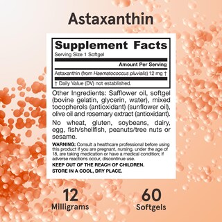 Foto 6 | Foto 6 | Suplemento De Astaxantina Jarrow Formulas, 12 Mg, 60 Cápsulas Blandas - Venta Internacional.