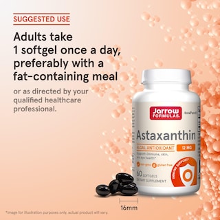 Foto 7 | Foto 7 | Suplemento De Astaxantina Jarrow Formulas, 12 Mg, 60 Cápsulas Blandas - Venta Internacional.