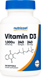 Foto 1 | Foto 1 | Suplemento Nutricost Vitamina D3, 1000 Ui, Cápsulas Blandas, 240 Cápsulas Blandas - Venta Internacional.