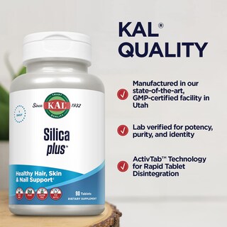 Foto 5 | Foto 5 | Suplemento Kal Silica Plus Con Extracto De Cola De Caballo 90 Comprimidos - Venta Internacional.